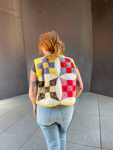 Lemon Quilt Vest